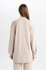 Defacto Kadın Long Sleeve Tunic B0039Ax - Kahverengi / Kum Beji