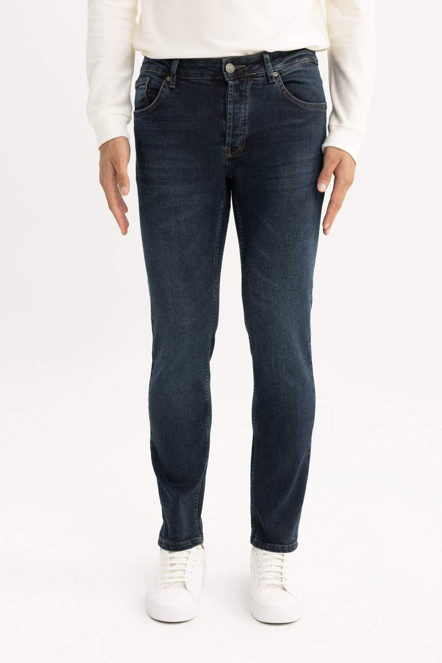Defacto Erkek Denim Trousers B4860Ax - Koyu Mavi