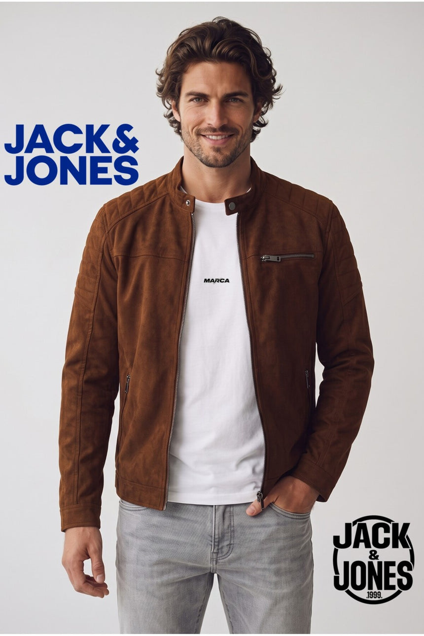 jack&jones erkek jacket 12147218 - Koyu Turuncu