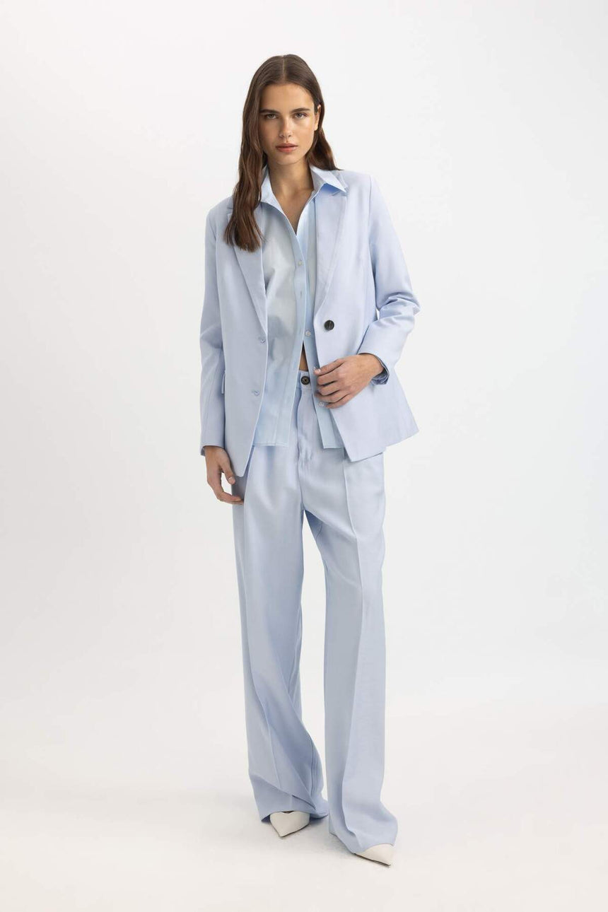 Defacto Kadın Trousers C5029Ax - Mavi