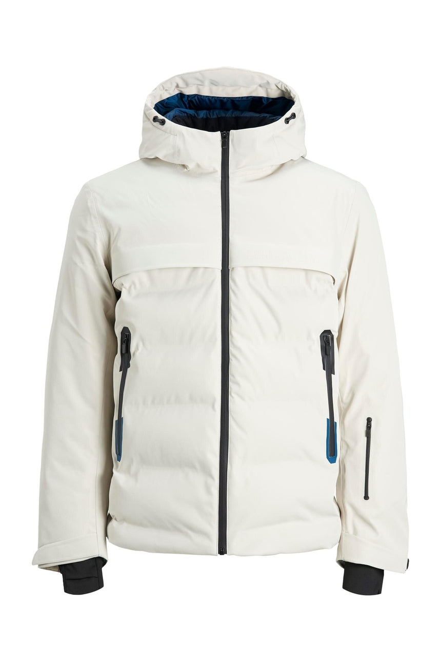 Jack & Jones 12225287 Erkek Mont - Bej Açık Gri