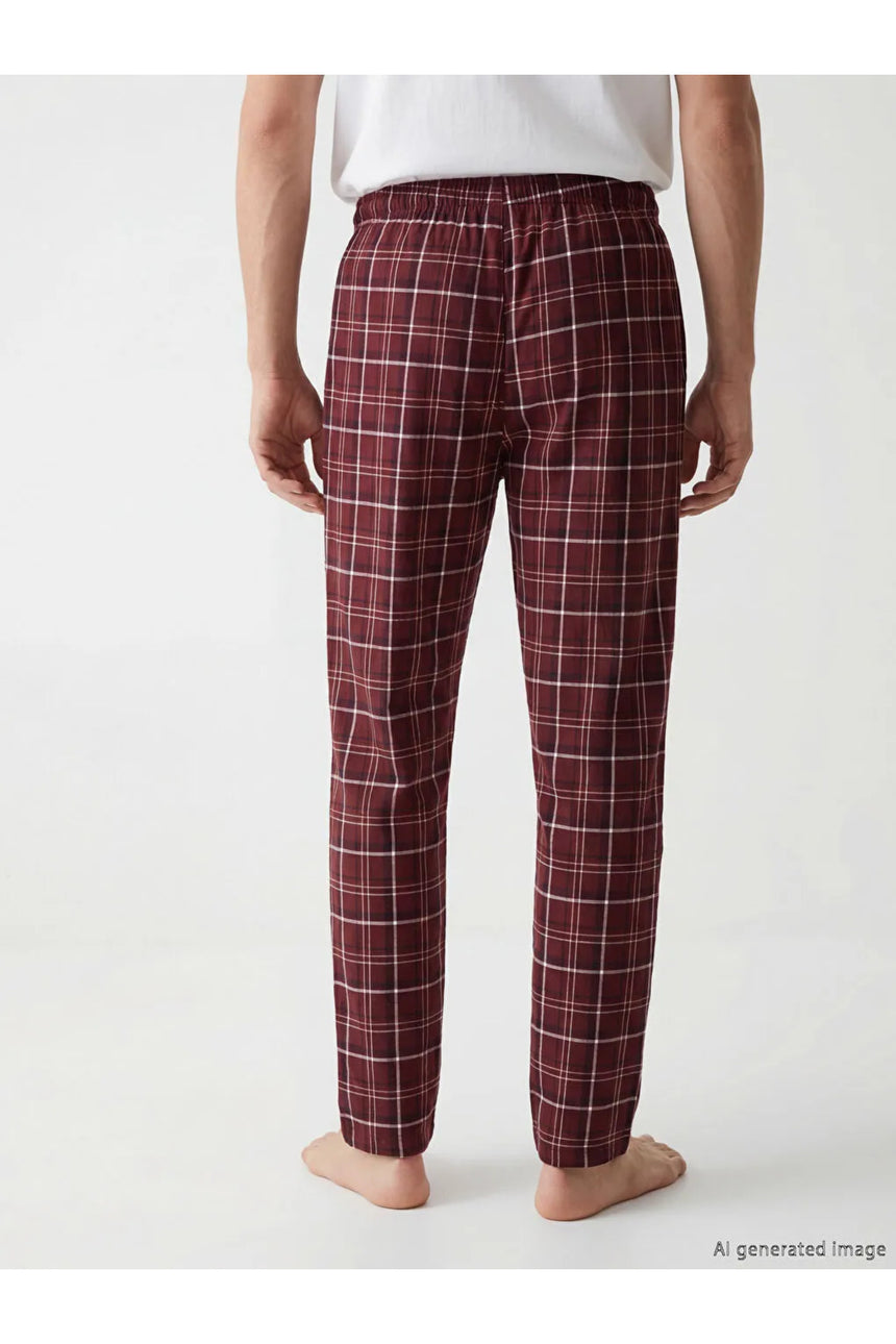 LC Waikiki Erkek Pijama Altı S6F038F8 - Bordo