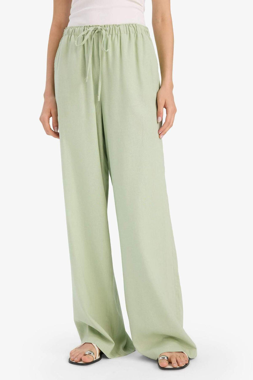Defacto Kadın Trousers E1981AX - Yeşil