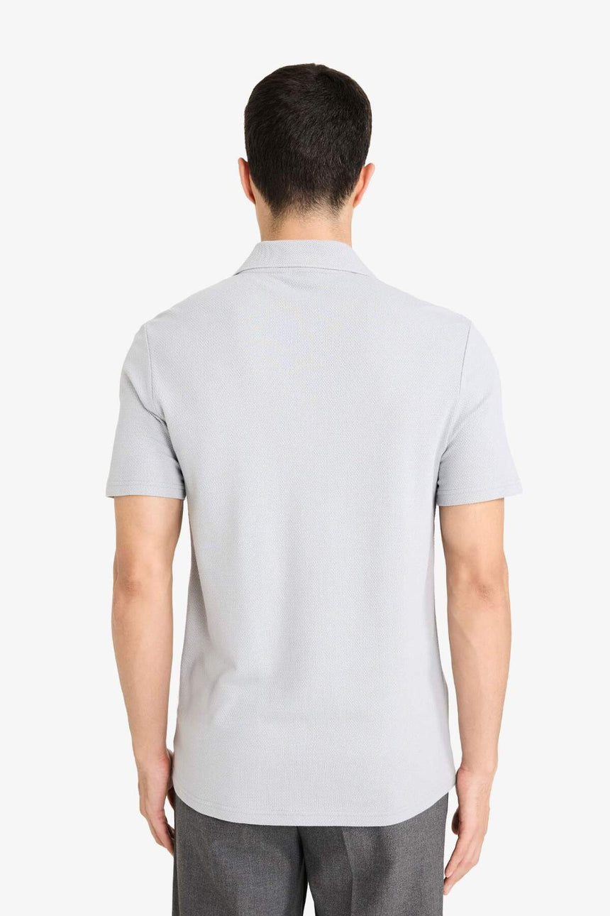 Defacto Erkek Short Sleeve Polo T-Shirt M6609AZ - Gri