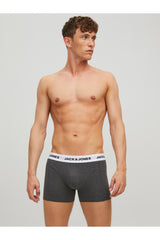 JACK&JONES JACBASIC WHITE WB TRUNKS 5 PACK NOOS 12214455 - Koyu Haki