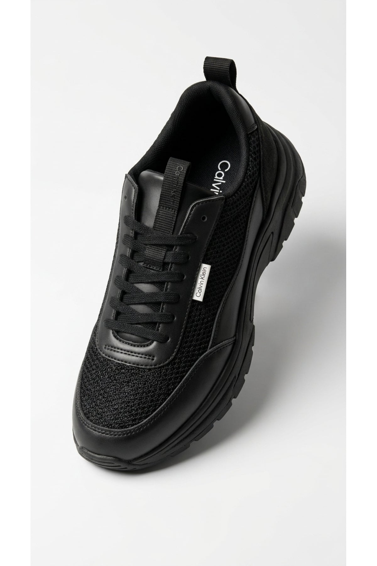 Calvin Klein Erkek HIKE RUNNER LACEUP MESH HM0HM02240 - Siyah