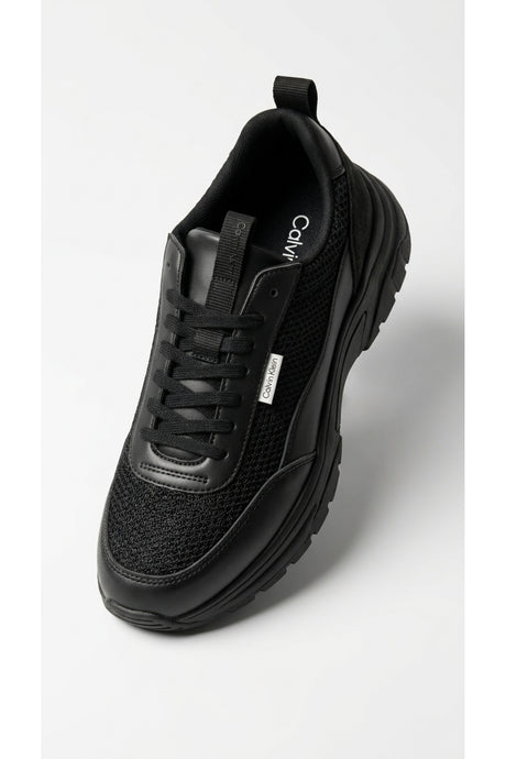 Calvin Klein Erkek HIKE RUNNER LACEUP MESH HM0HM02240 - Siyah