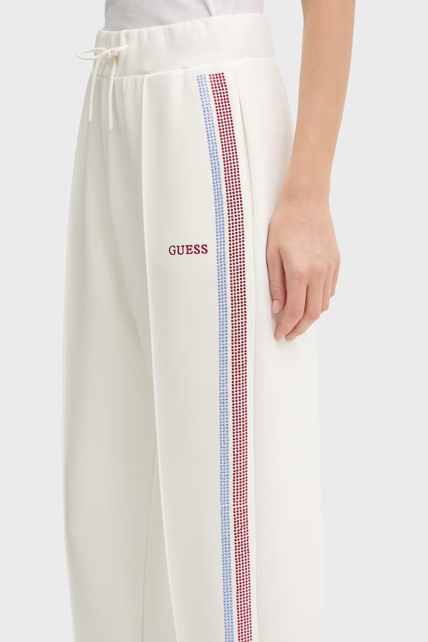 GUESS KADIN BERTHE CUFFED JOGGER V6RB01KCAY2 - Beyaz