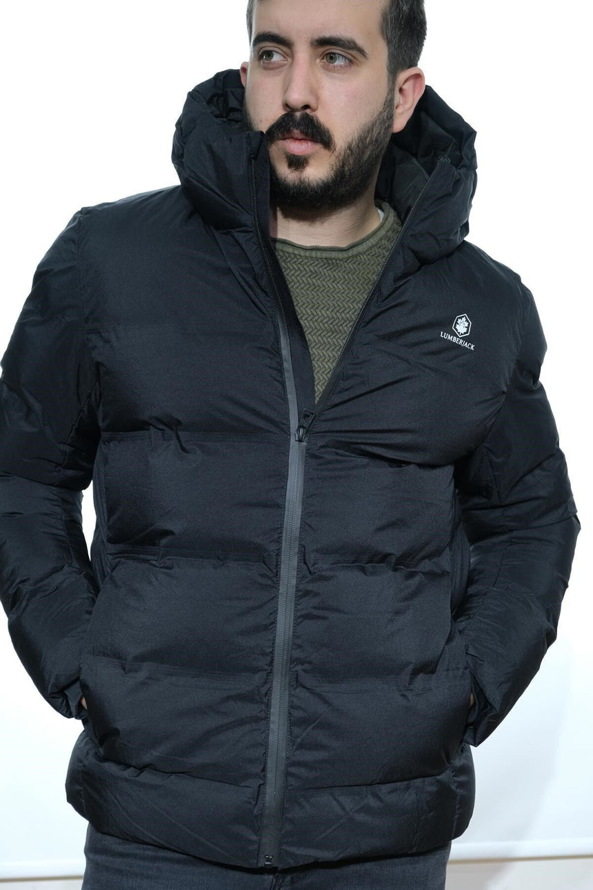 LUMBERJACK 4W ML NOLAN COAT 2SN22 4PR KISA KABAN - Siyah