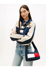 Tommy Hilfiger Kadın TJW ARCHIVE SHOULDER BAG AW0AW18074 - Mavi