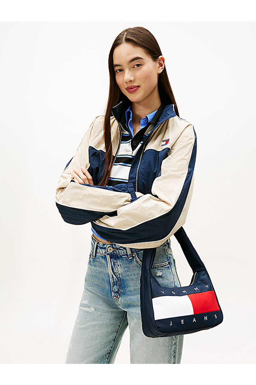 Tommy Hilfiger Kadın TJW ARCHIVE SHOULDER BAG AW0AW18074 - Mavi