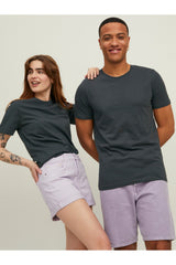 JACK&JONES ESSENTIALS JJEORGANIC BASIC TEE SS O-NECK NOOS - Gri