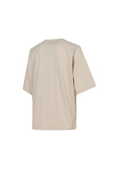 NEW BALANCE NB LIFESTYLE WOMEN T-SHIRT WNT3625-MBM - Bej