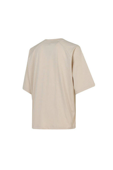 NEW BALANCE NB LIFESTYLE WOMEN T-SHIRT WNT3625-MBM - Bej