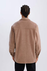Defacto Erkek Long Sleeve Shirt A4782Ax - Kahverengi