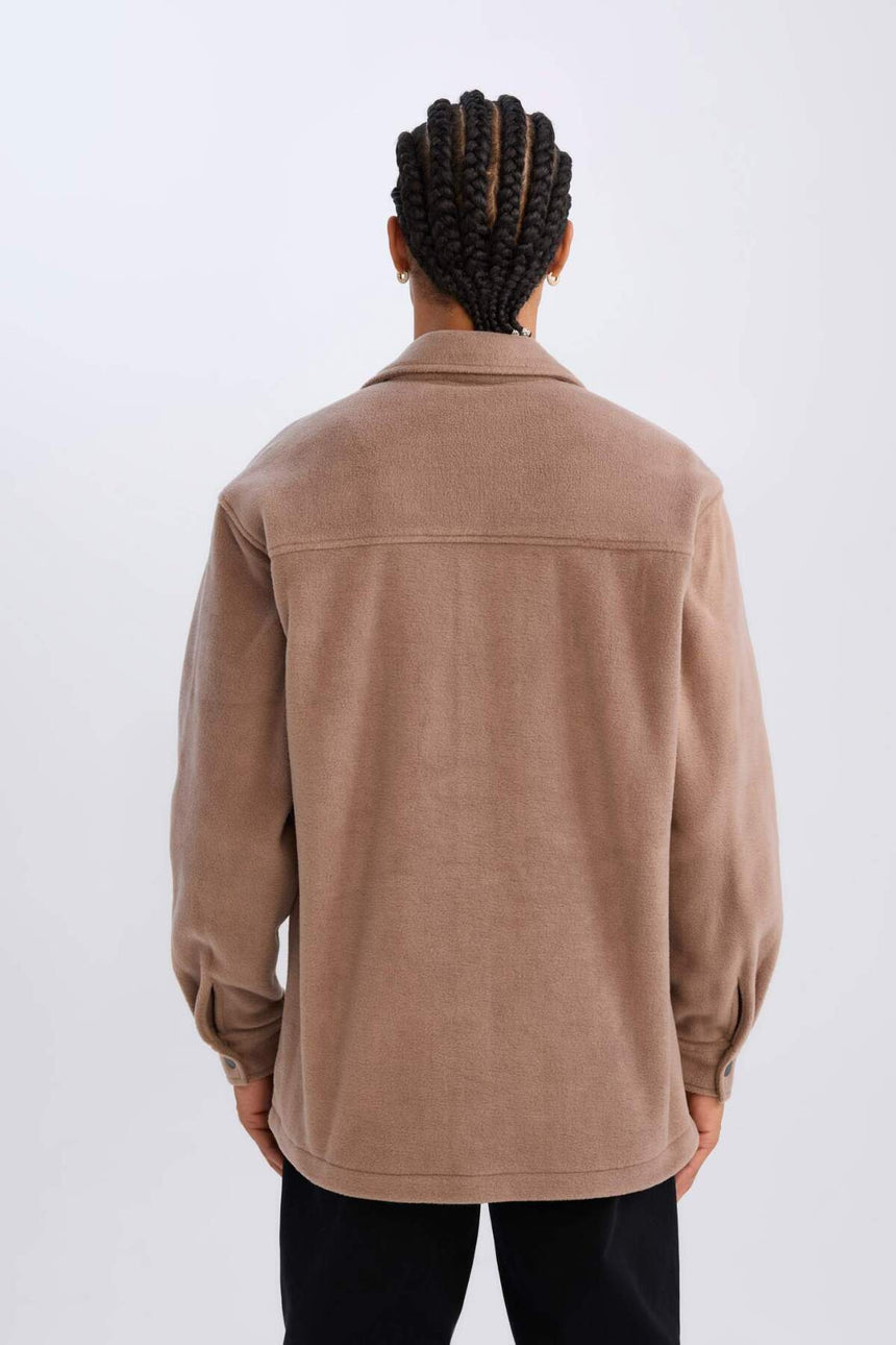 Defacto Erkek Long Sleeve Shirt A4782Ax - Kahverengi