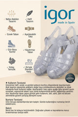 İGOR KADIN BIARRITZ GLITTER S10262 - Gümüş Simli