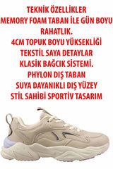 LUMBERJACK 4W DAKOTA PU 4PR SNEAKER - Bej/ Açık Kahverengi