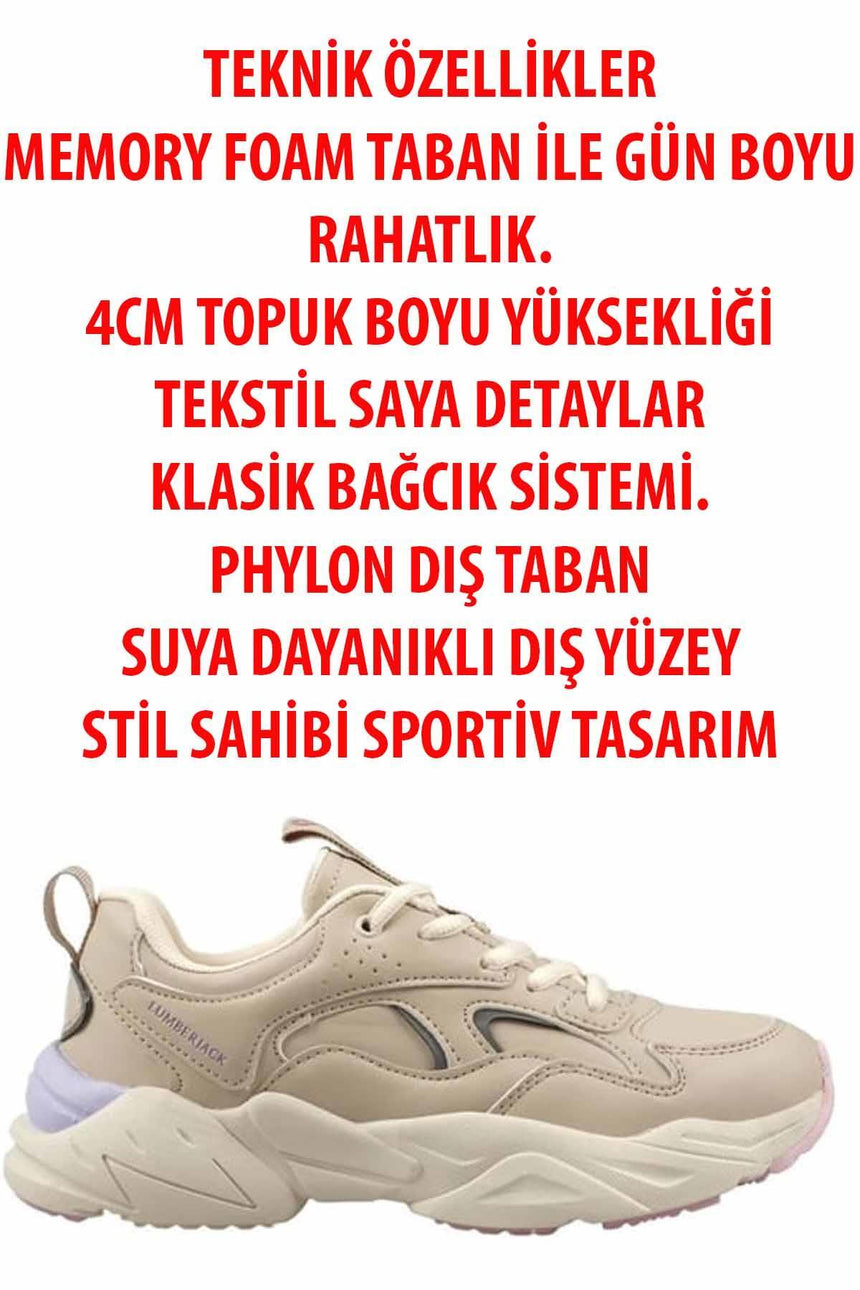 LUMBERJACK 4W DAKOTA PU 4PR SNEAKER - Bej/ Açık Kahverengi