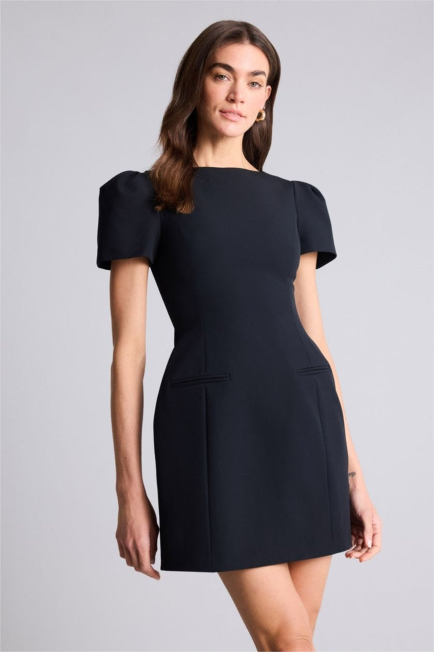 Defacto Kadın Short Sleeve Woven Dress H2740AX - Siyah