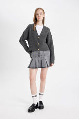 Defacto Kadın Cardigan R1389Az - Antrasit