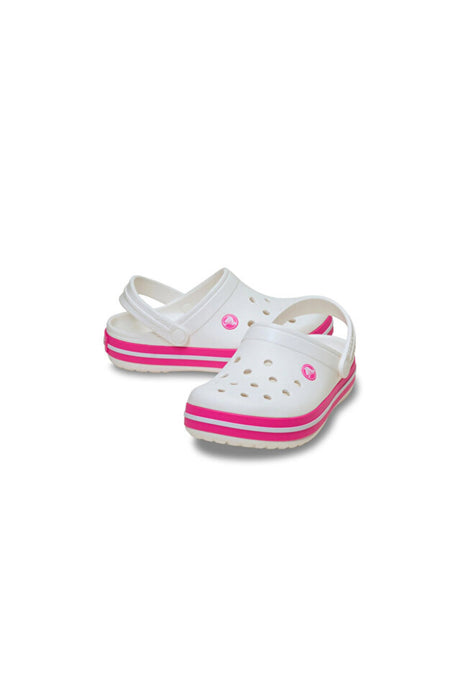 CROCS KIDS Crocband Clog T 207005 - Beyaz/Pembe