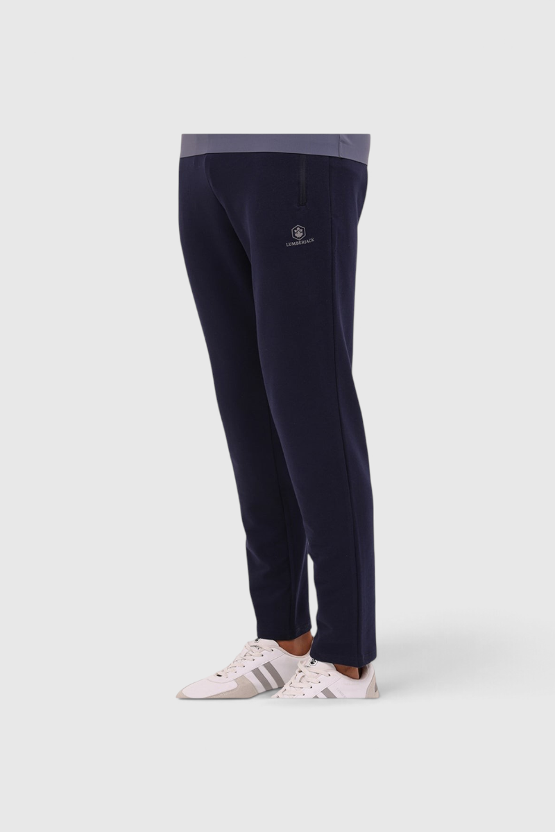 Sporline Lumberjack lacivert renkli, regular kesim, tekstil erkek eşofman altı