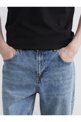 LC Waikiki Erkek Baggy Jean Pantolon S6CY81B8 - İndigo Mavi