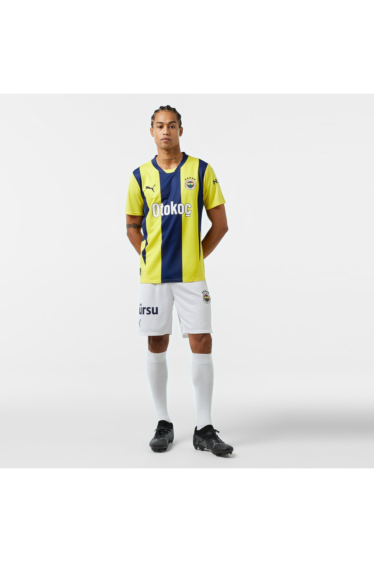 Puma Fenerbahçe İç Saha Erkek Forma 775360 - Sarı/Lacivert