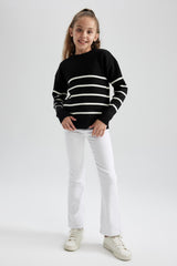 Defacto Çocuk Pullover Z0194A6 - Siyah