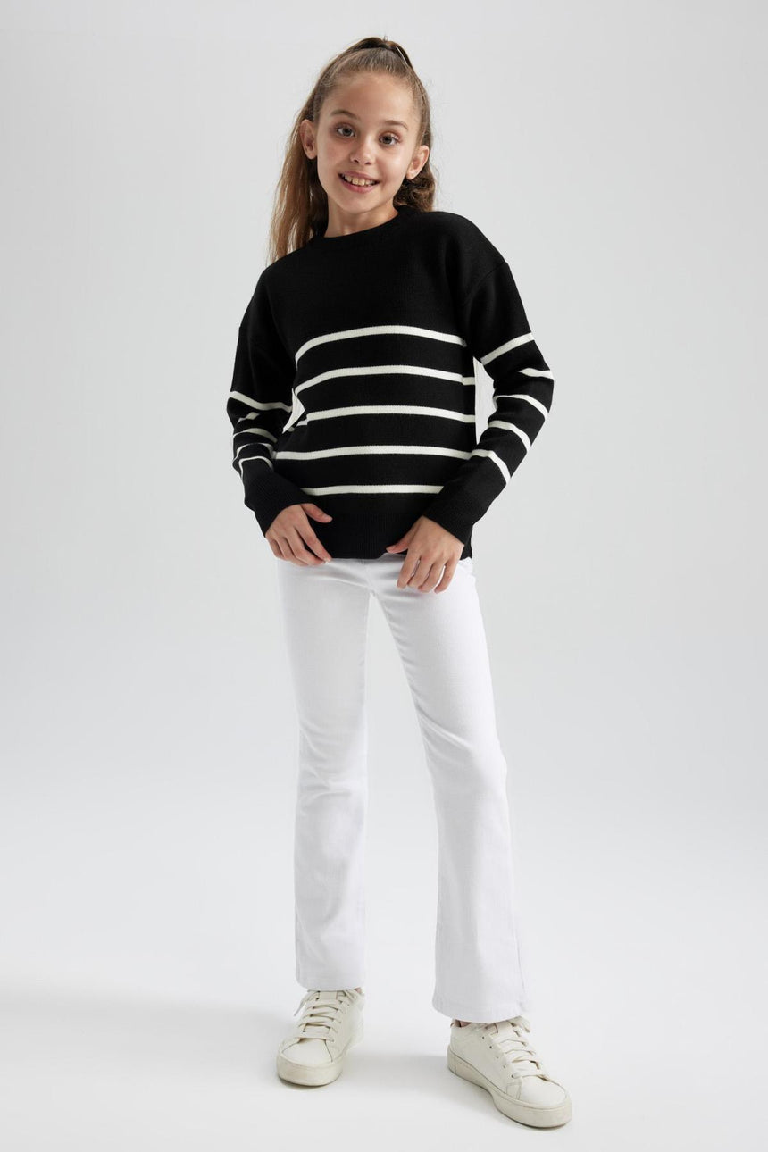 Defacto Çocuk Pullover Z0194A6 - Siyah