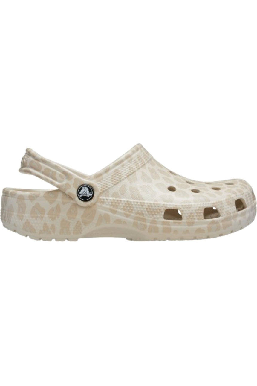 CROCS UNISEX Classic Animal Clog 211800 - Bej/Leopar