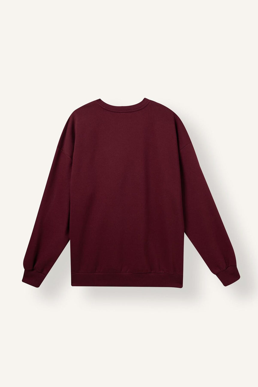 DeFacto Kadın Sweatshirt F9628AX - Bordo