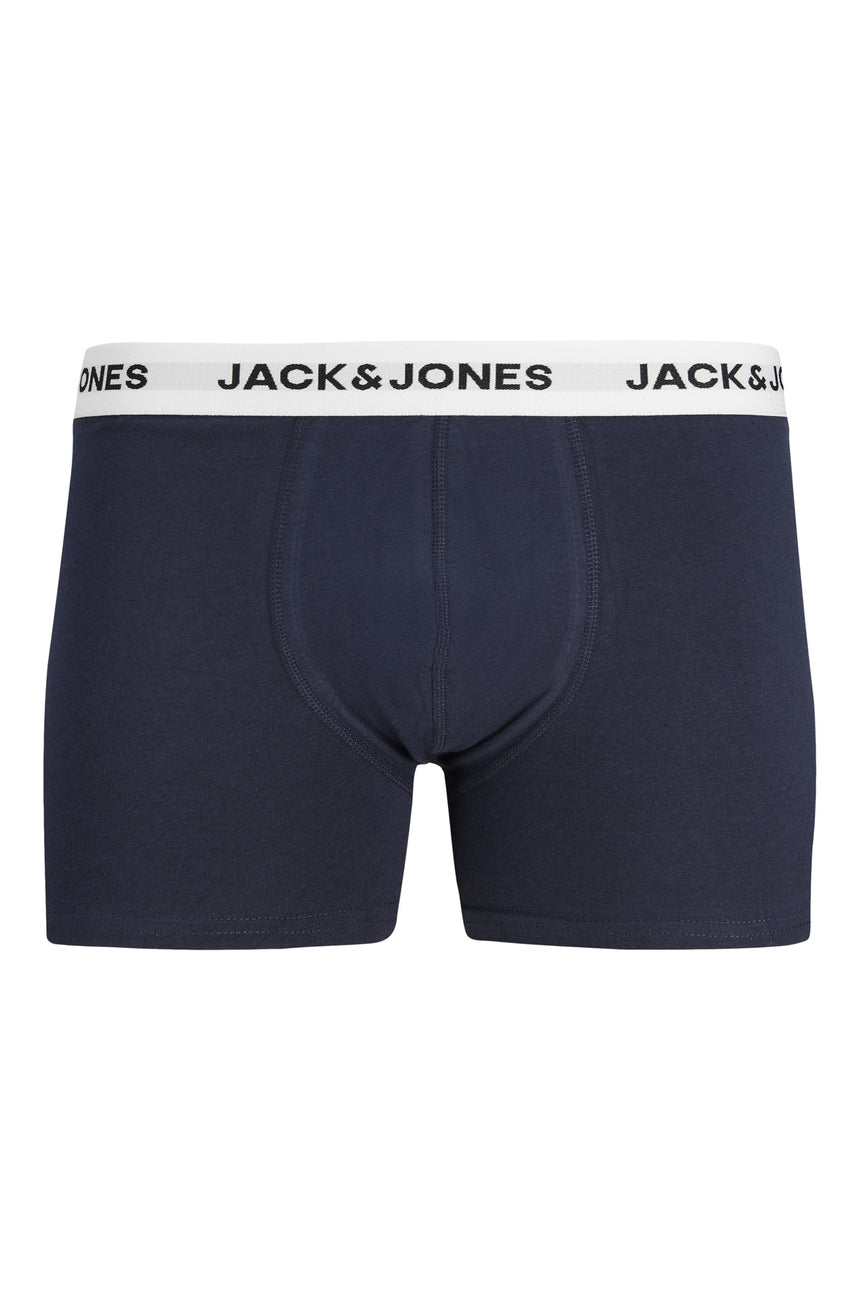 JACK&JONES JACBASIC WHITE WB TRUNKS 5 PACK NOOS 12214455 - Koyu Haki