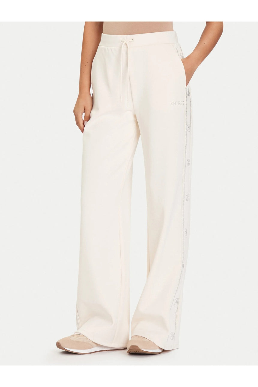 GUESS KADIN OCTAVIA WIDE LEG PAN V5BB12KCX22 - Kırık Beyaz