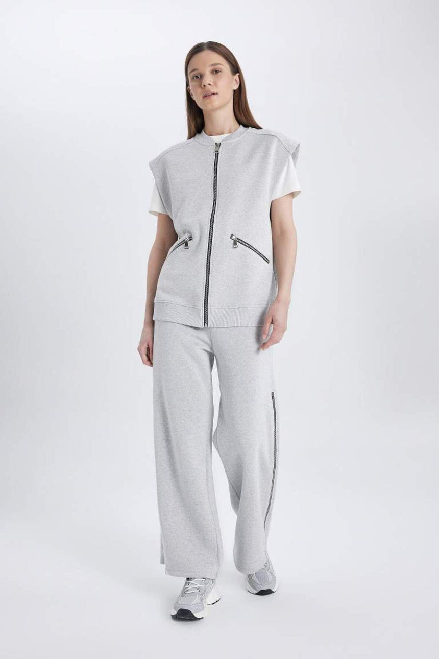 Defacto Kadın Trousers C1818Ax - açık Gri