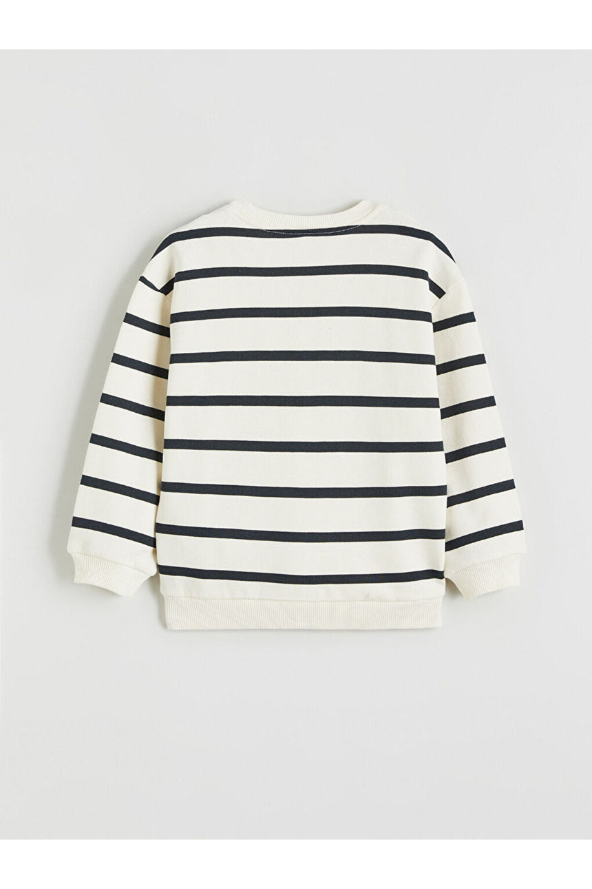 LC Waikiki Çocuk Sweatshirt W5O771B1 - Açık Bej