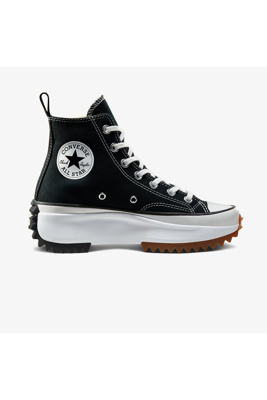 Converse Run Star Hike Canvas Platform 166800C.001 - Siyah/Beyaz