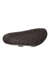 Sporline Birkenstock Arizona unisex terlik, kahverengi kum beji renkli, kaymaz desenli taban yapısı