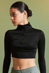 Defacto Kadın Long Sleeve T-Shirt W0343Az - Siyah