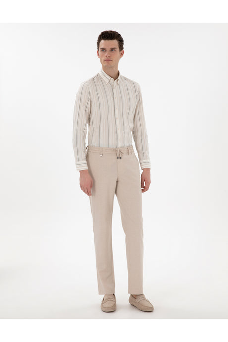 pierre cardin erkek dokuma gömlek 2161129 - Koyu Yeşil