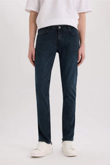 Defacto Erkek Denim R8791AZ - Mavi/Siyah