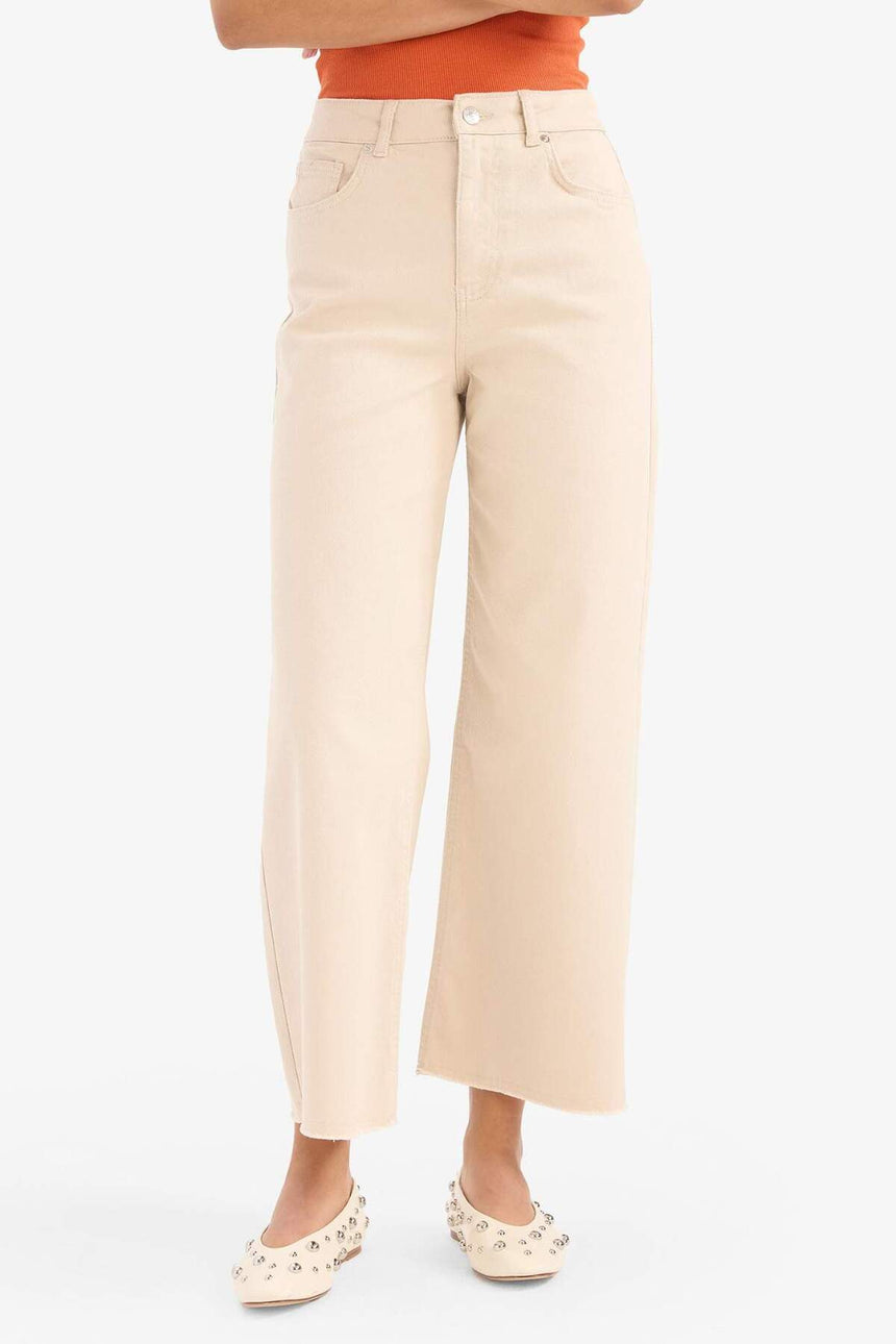 Defacto Kadın Trousers C7535AX - Açık Kahve