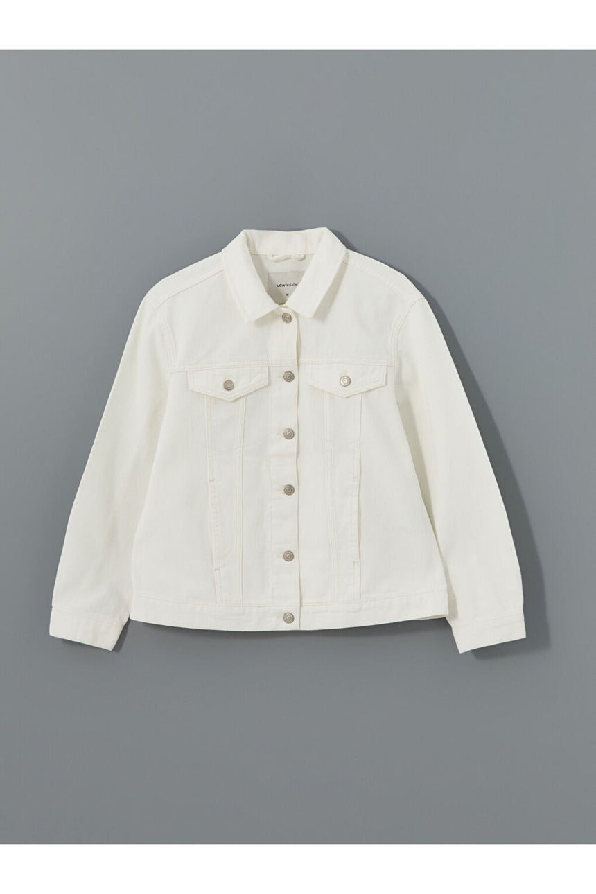 LCW KADIN S54581D8 CKT,NINA-JACKET-WHITE - Beyaz/ Kırık Beyaz