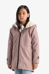 Defacto Çocuk Raincoat C5229A8 - Gül Kurusu