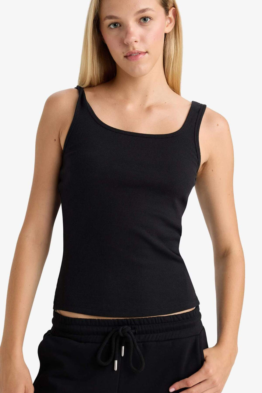 Defacto Kadın Knitted E5540AX - Siyah