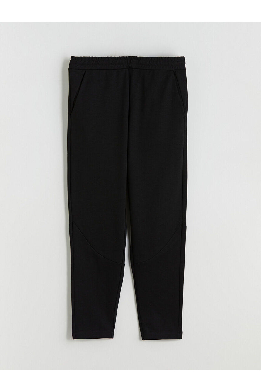 LCW ERKEK W5AC69K8 PNT,A-FLEECE PNT - Siyah