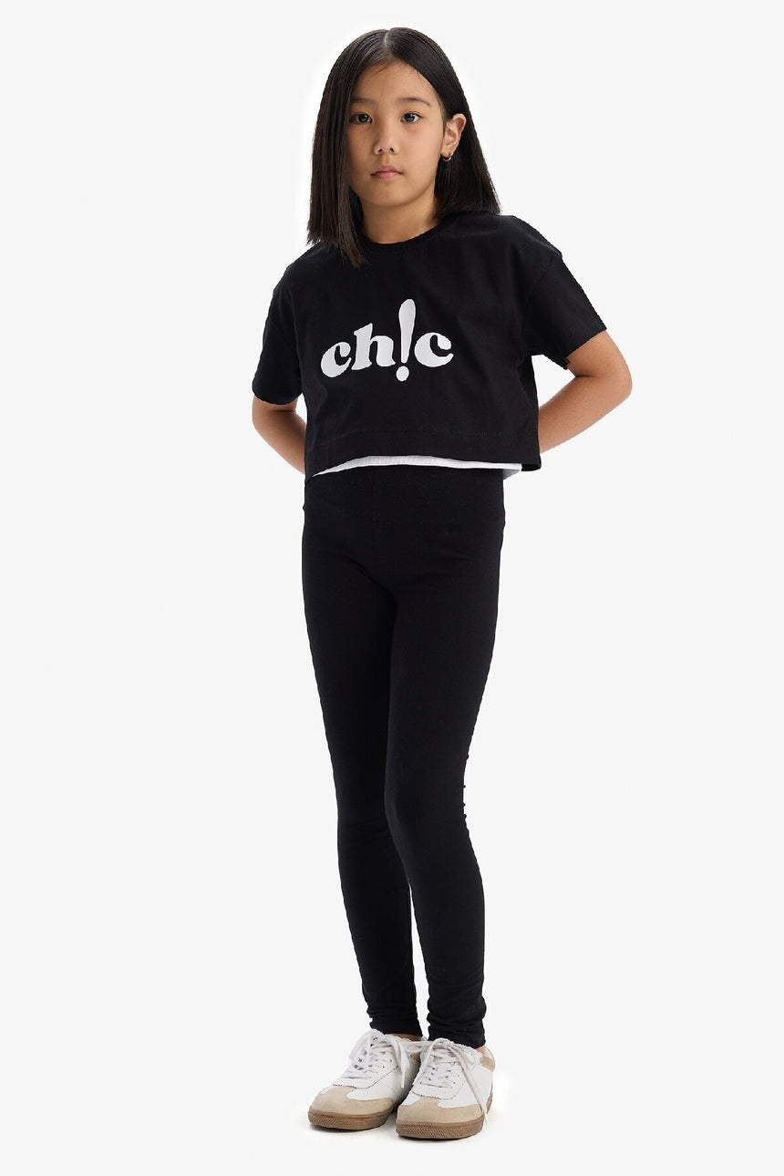 Defacto Çocuk Knitted Bottom B5654A8 - Siyah