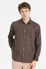 Defacto Erkek Woven Top G0788AX - Kahverengi