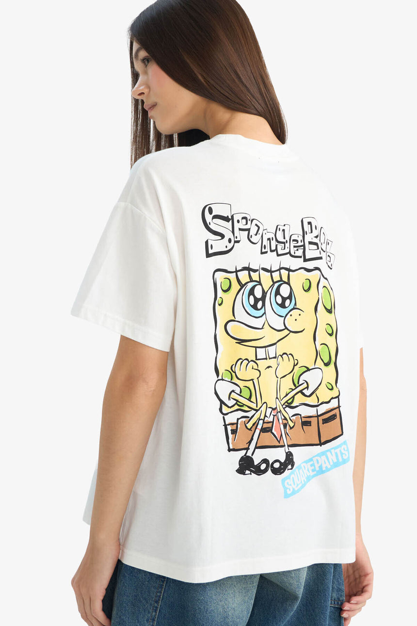 Defacto Kadın Short Sleeve T-Shirt G0847AX - Kırık Beyaz